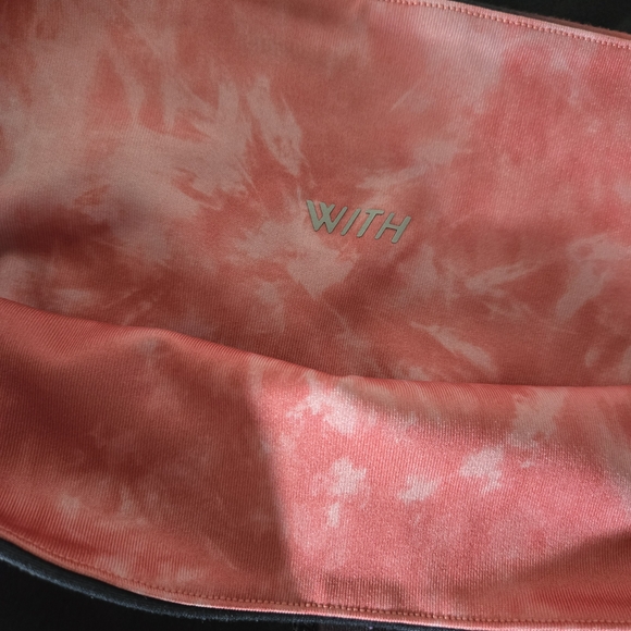 Peloton Red and Black Leggings - Picture 3 of 5